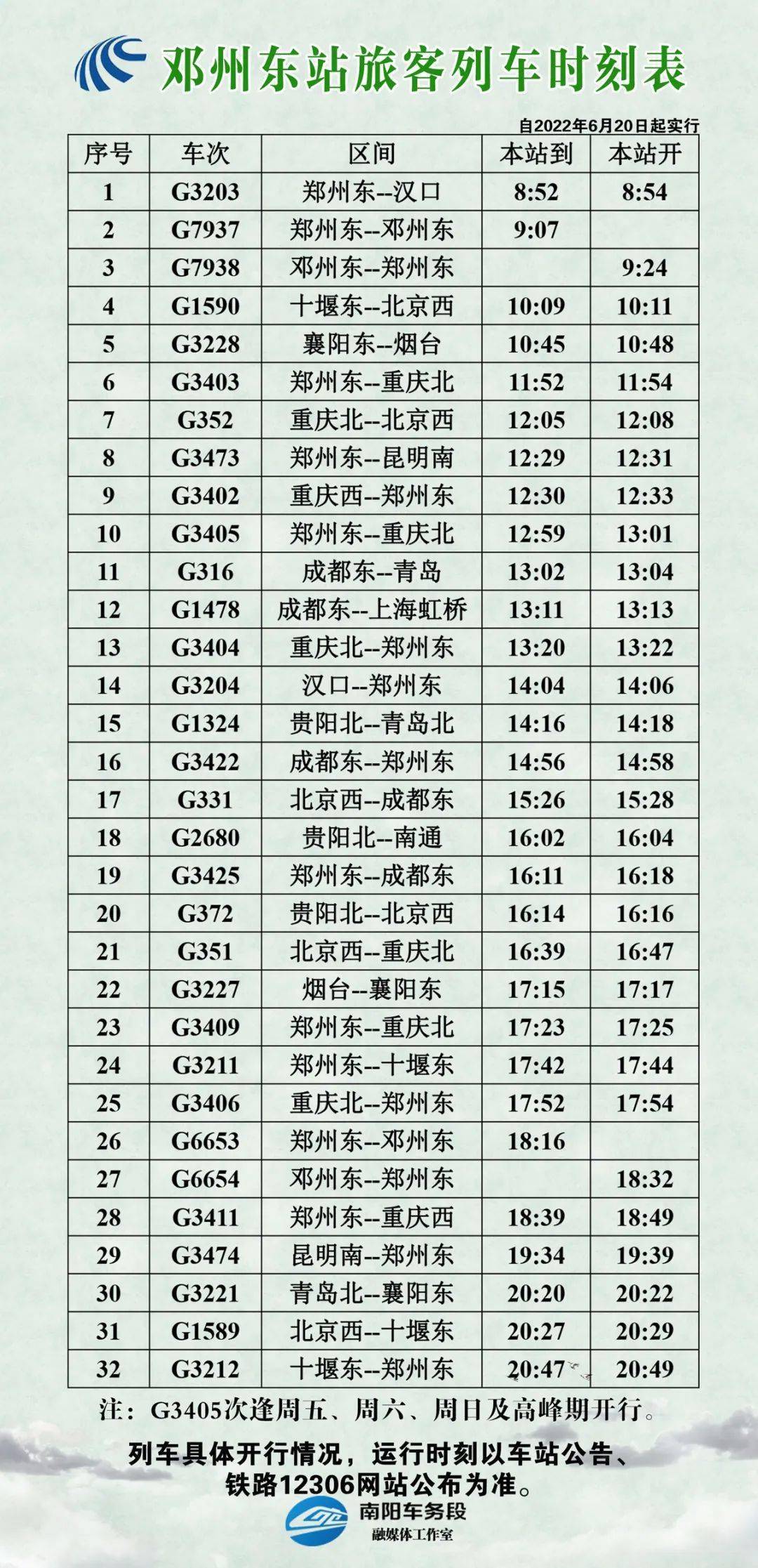 郑渝高铁票今日开售邓州至重庆400元左右附邓州东站最新时刻表