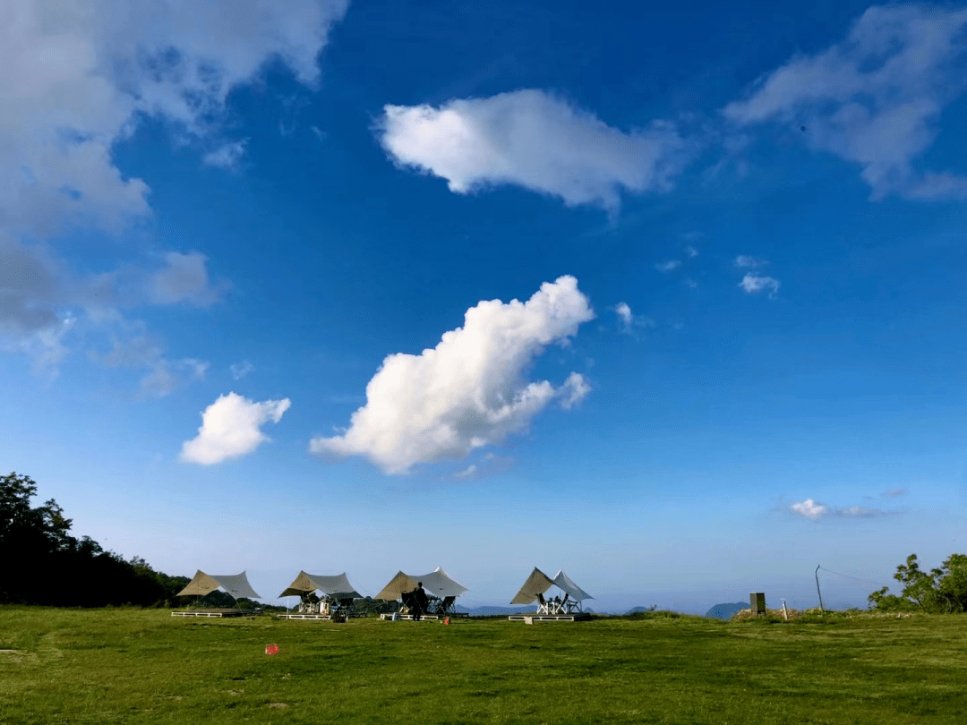 18夏天云海日出星空露营云巅烧烤来汉中这里度假太享受了