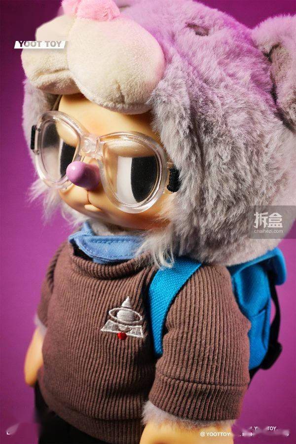 yoottoyrebelbear叛逆小熊天才与疯子爱因斯坦毛绒玩偶