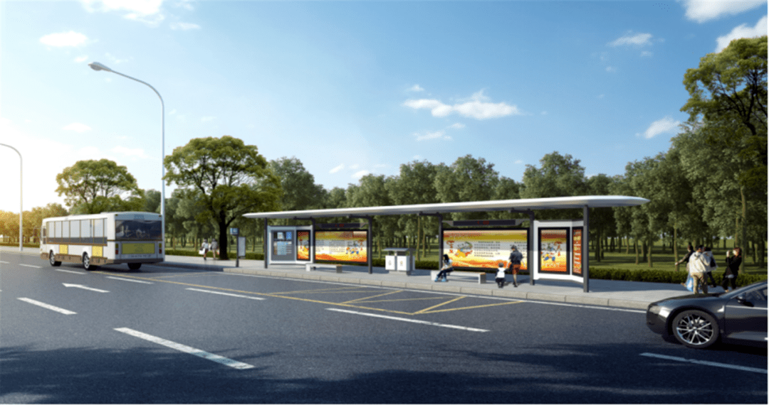 在江津高铁站设置港湾式公交站点2个,规划公交停车位共6个;站台出入口