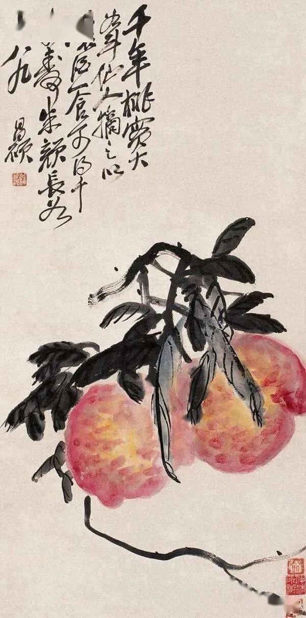 书画 | 国画里的瓜果飘香,名家笔下的水果惹人垂涎三尺