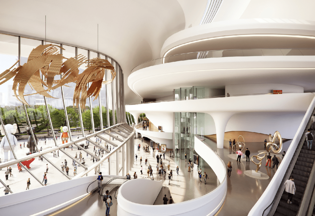 扎哈事务所上中建西安诞生双白色流线型地标