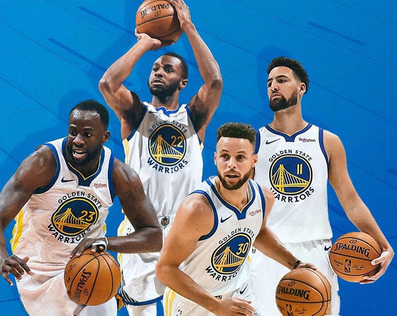 勇士这四人薪资加起来就已经超过工资帽逼近奢侈税线了!