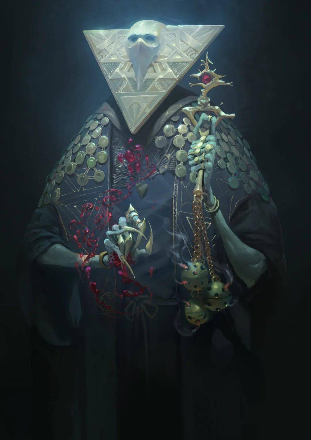 鬼才画师阴暗神秘的细节怪艺术总监alexkonstad作品分享7game