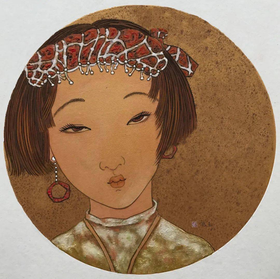 超凡脱俗张玉仙工笔新重彩