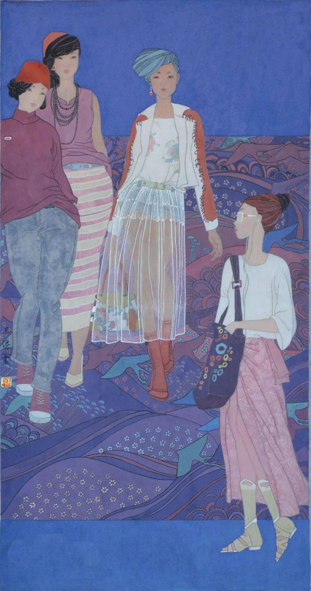 超凡脱俗张玉仙工笔新重彩