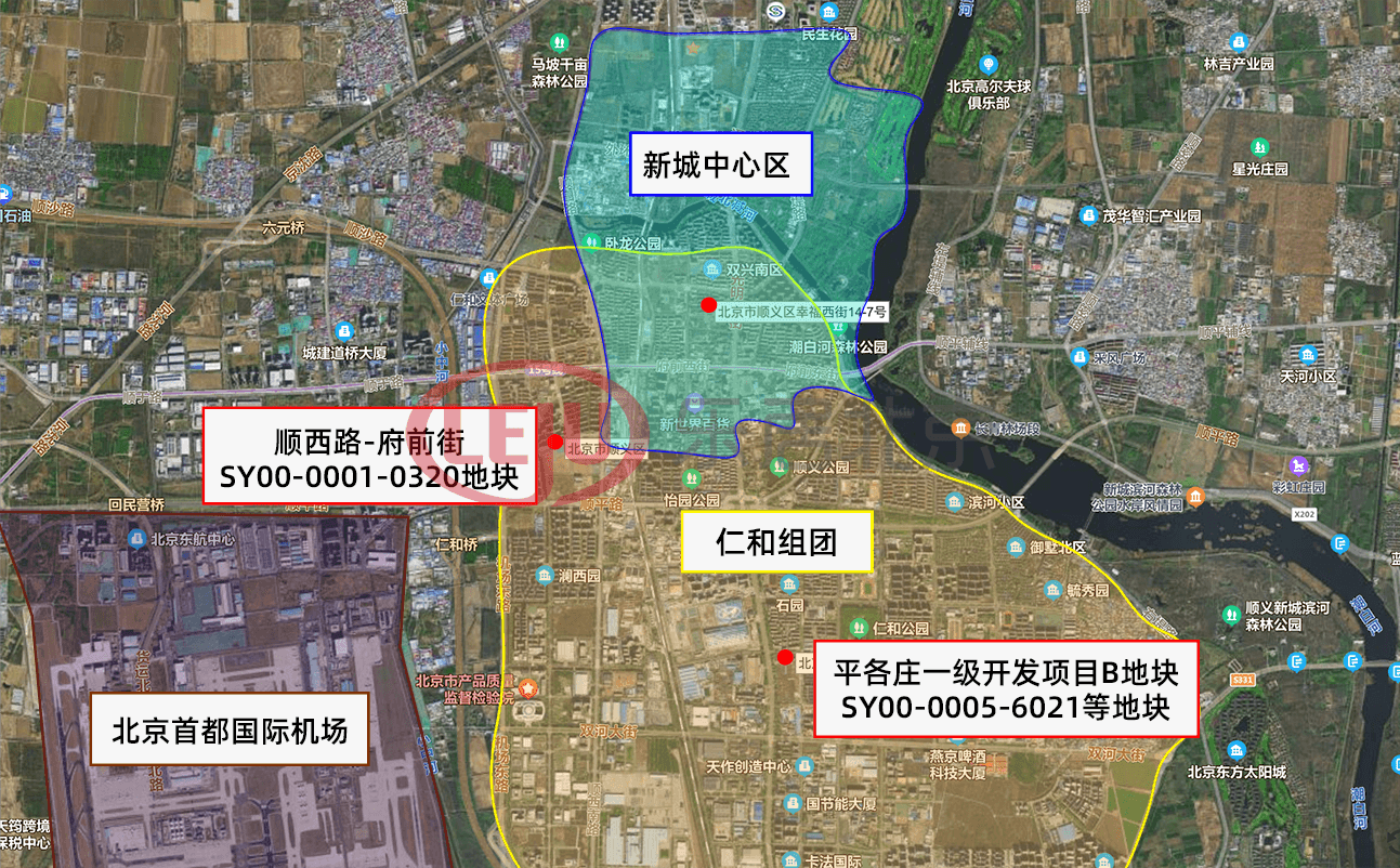 仁和板块再上新顺义三批次拟供应3宗宅地土拍快讯