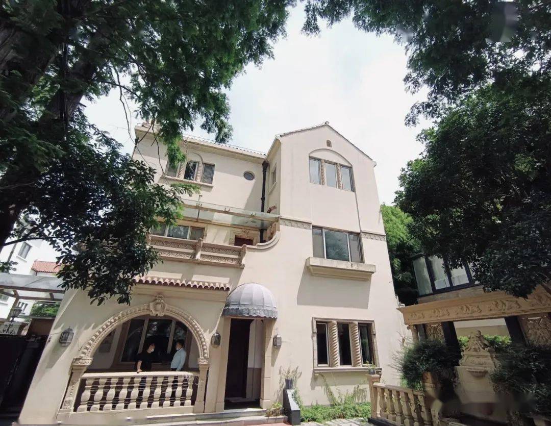 淮海中路【逸邨】老洋房丨上海图书馆对面丨西班牙风格,四面临空,沿街