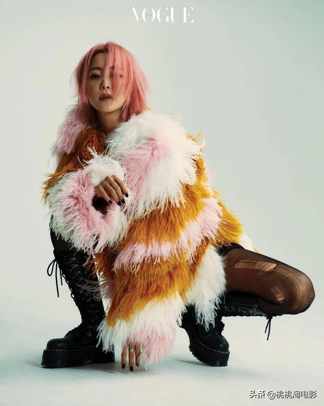 韩国女星金喜善allure杂志封面大片女王气场强大