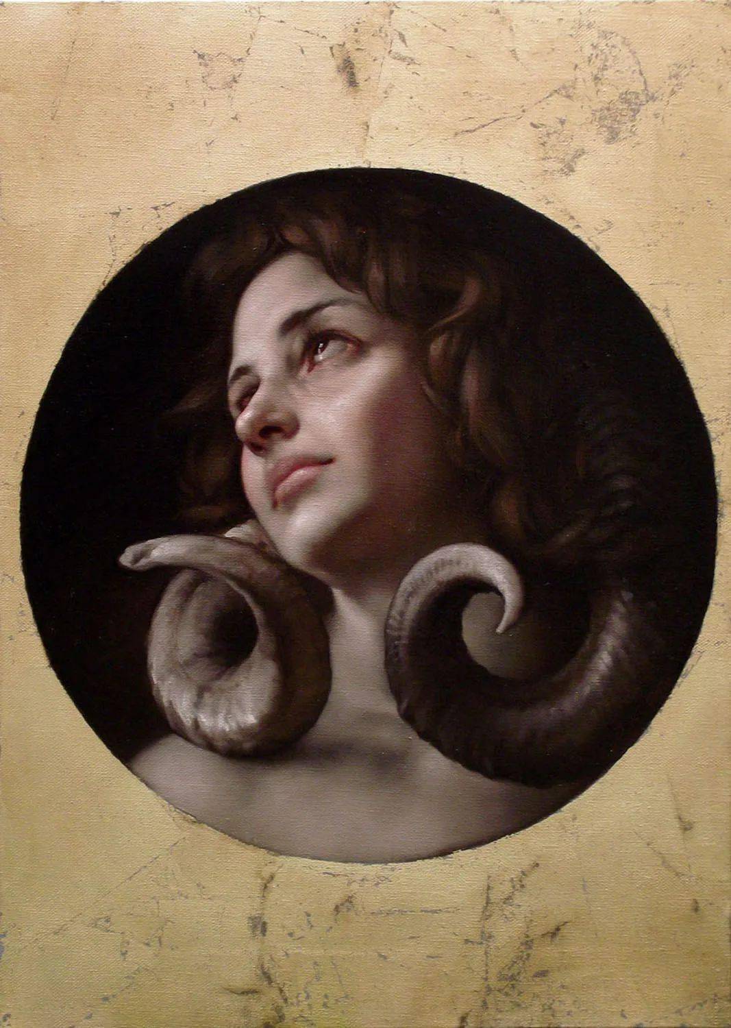 好德如好色意大利画家robertoferri神话象征具象绘画新作