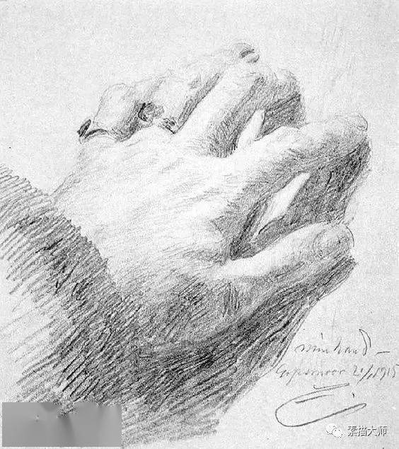 瑞典大师级画家安德斯佐恩素描速写