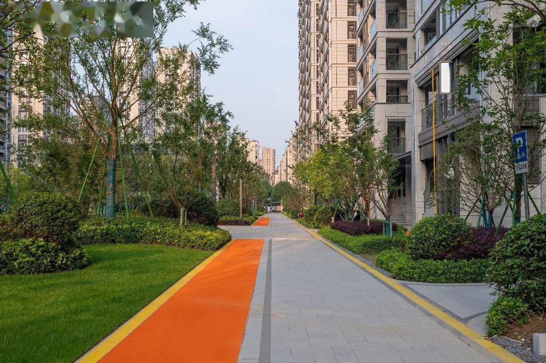 车行,管理一体化设计,"一轴四心" 的整体景观布局,让小区景观框架体系