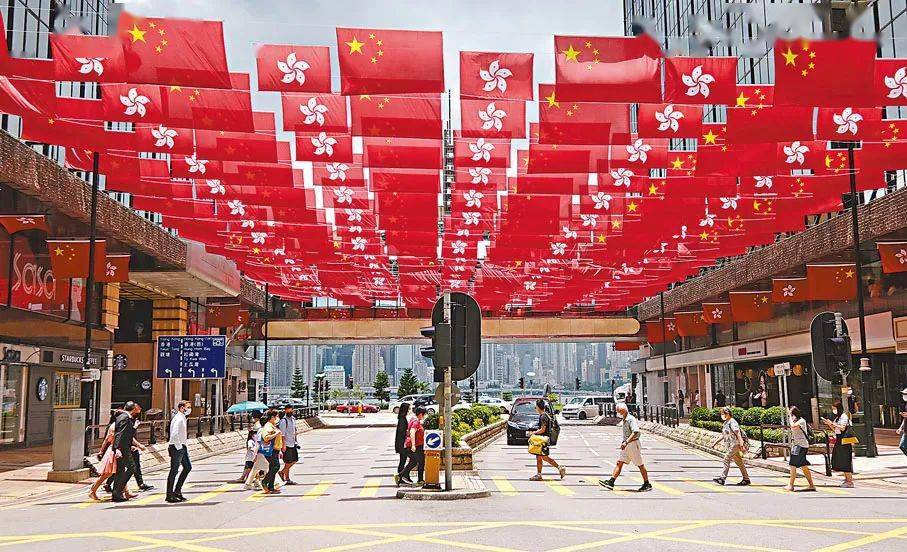 2022年07月01日庆祝香港回归25周年！香港充满浓浓的节日喜庆氛围~(组图)