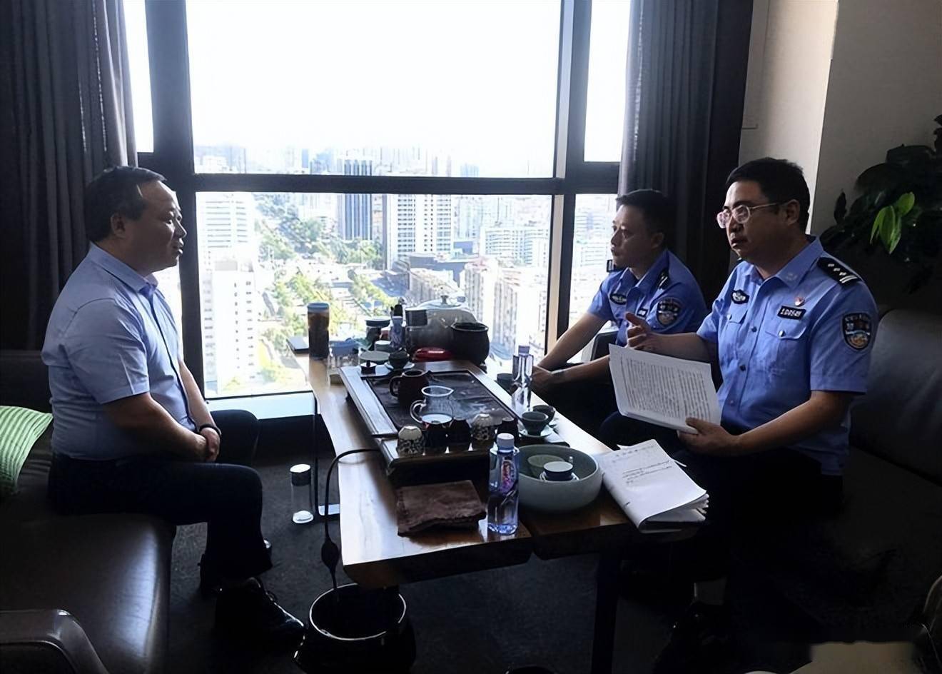 大队长深入企业解难题 助力优化营商环境_曾伟_工作_欧阳凯