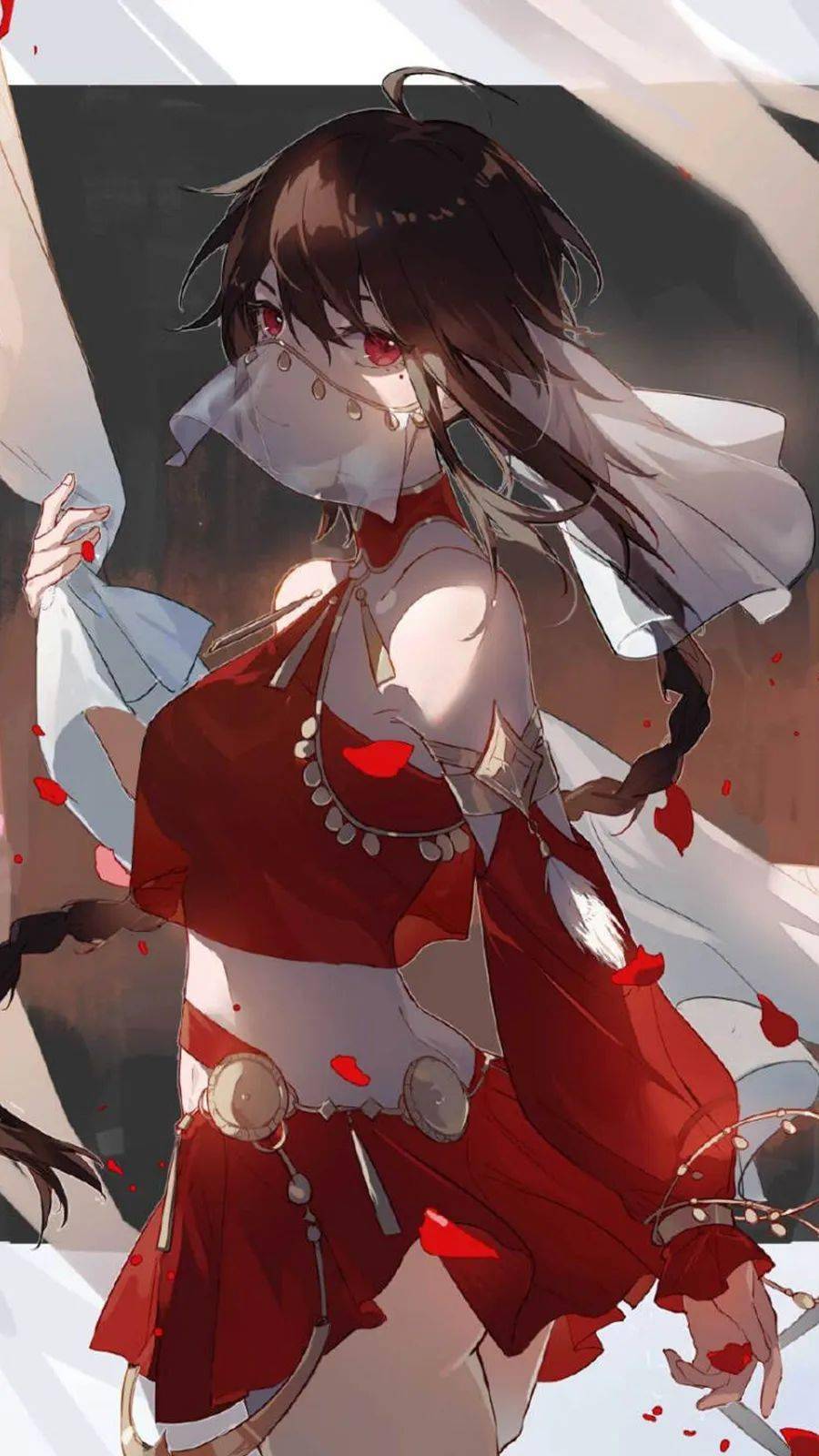 乐正绫壁纸赏析乐正司百曲绫动万年红