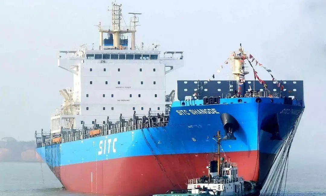 扬子江云交付:海丰国际1800teu集装箱船"sitc shangde"轮_造船_发展