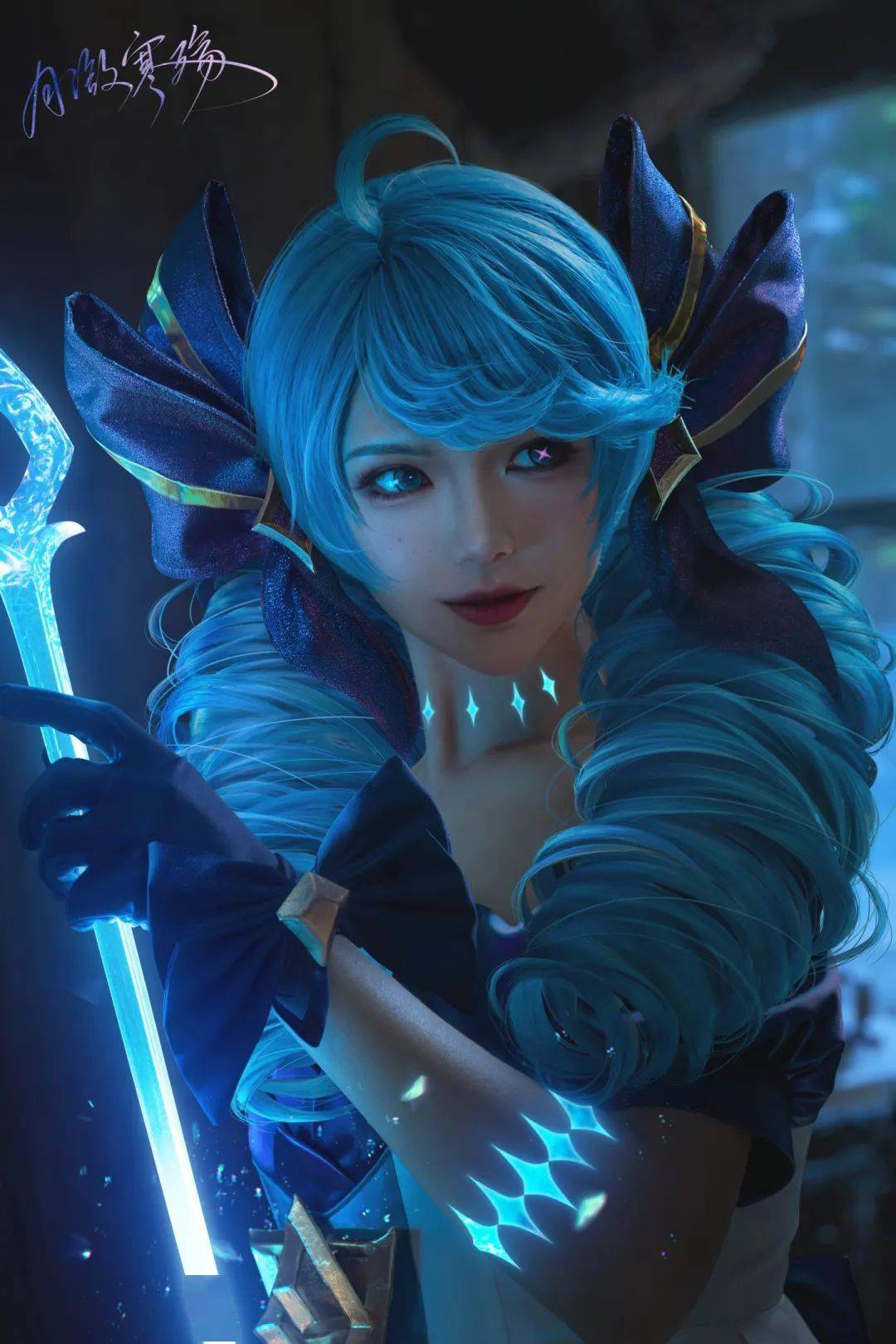 cosplay特辑丨《英雄联盟》灵罗娃娃·格温cos_线团_所有权_图文