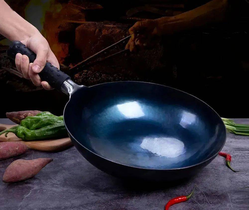 能用10年的章丘铁锅纯手工无涂层不粘锅炒菜特别香