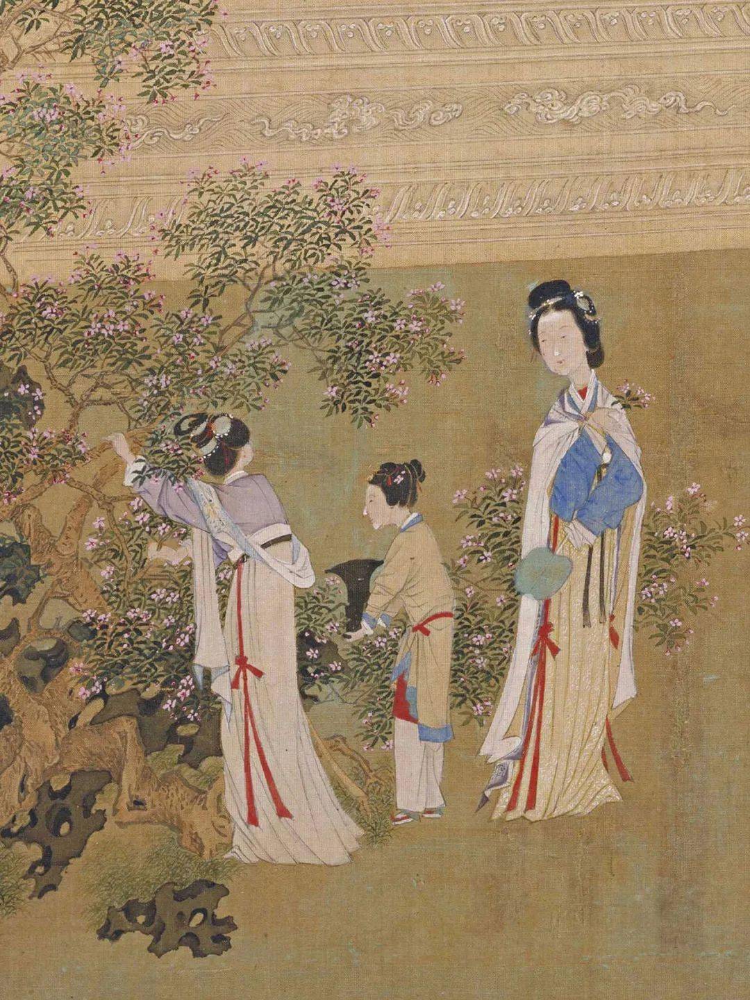 书画欣赏仇英的仕女画