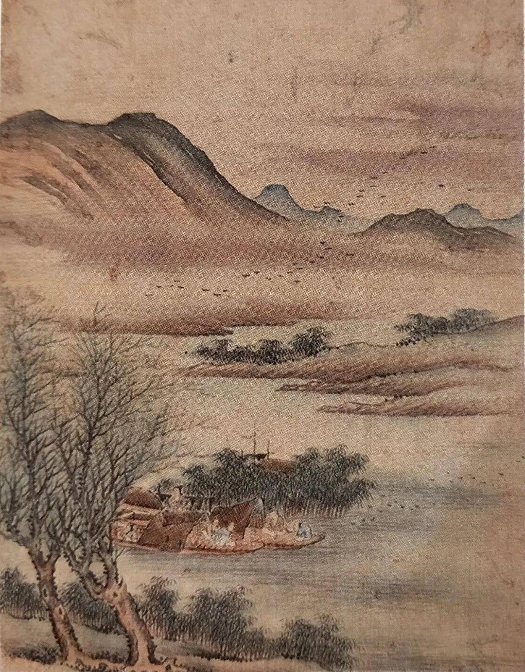 清代画家武丹山水画作品赏析_国画_衷白_花鸟