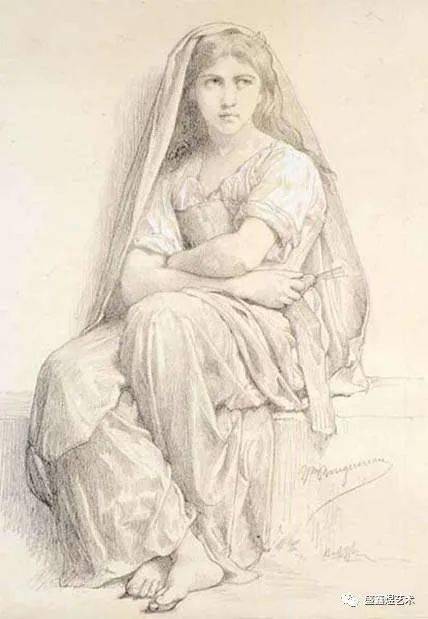 从习作看功夫:布格罗的日常练习_绘画_国际_方法