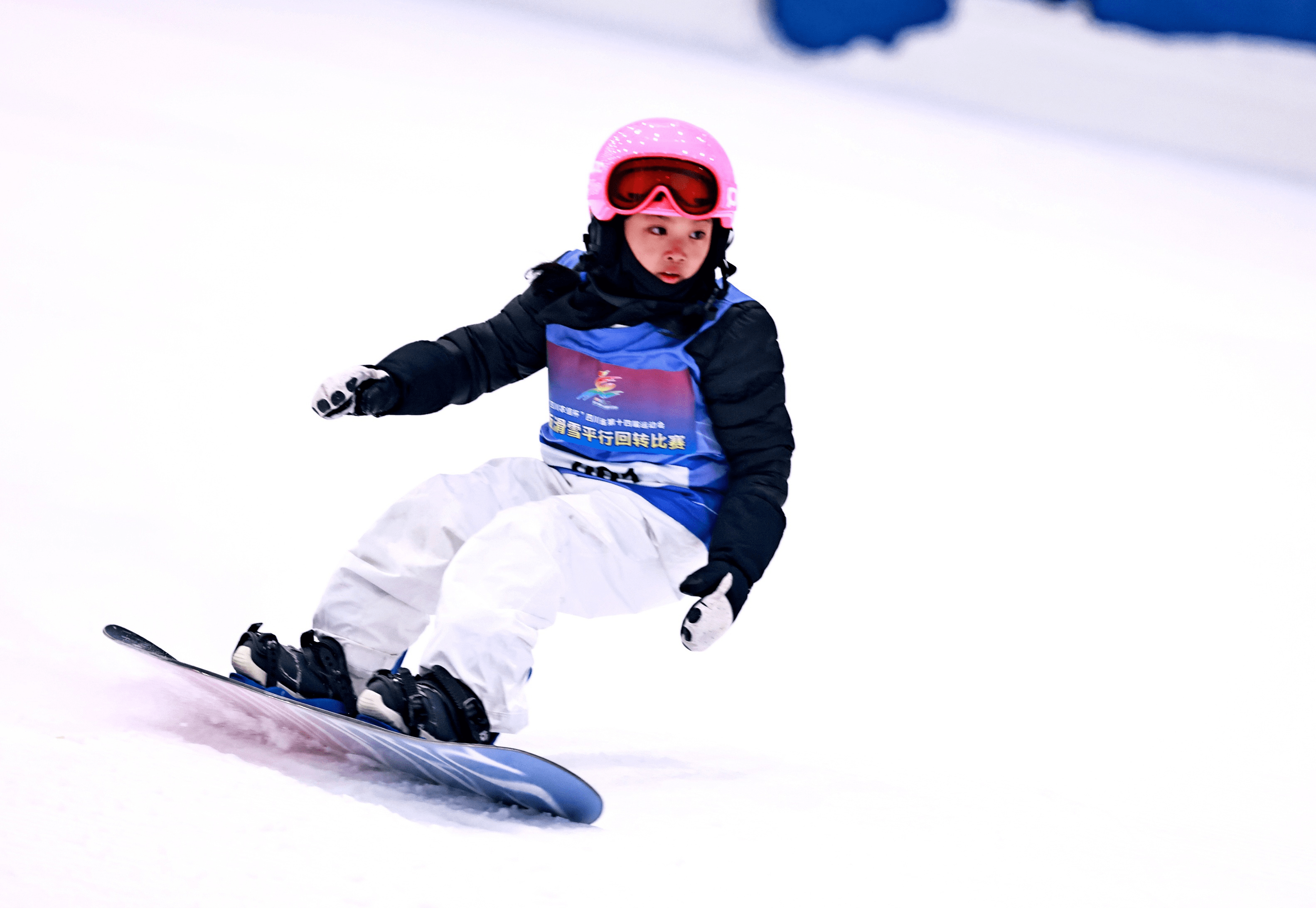 四川省运会单板滑雪平行回转项目