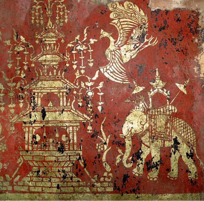 安佳著《中国南传佛教艺术研究——傣族佛寺壁画》_研究生_图像_局部