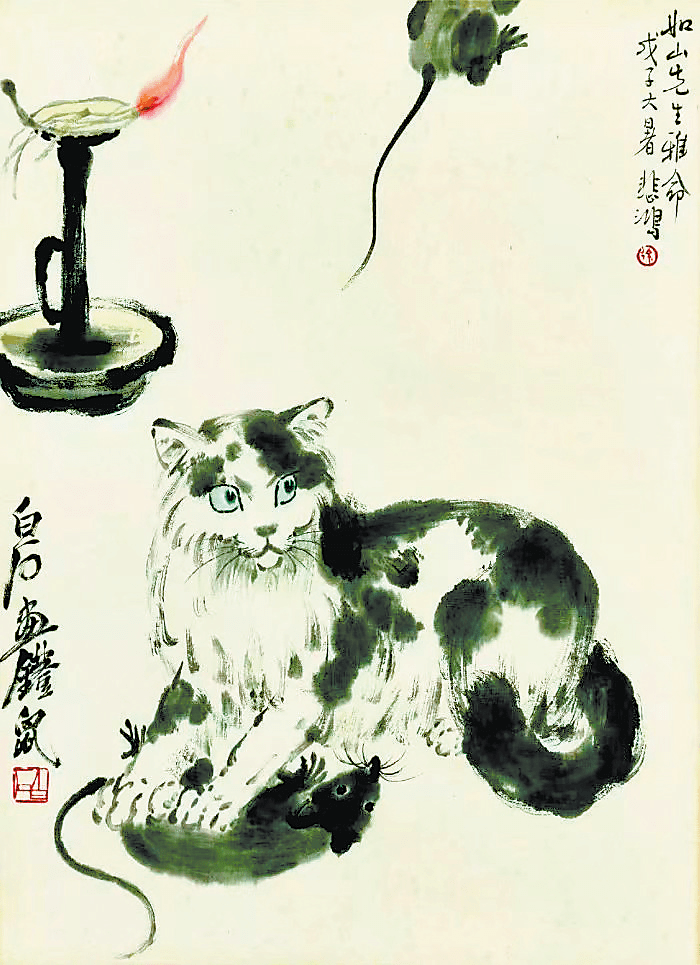 艺事| 那些猫记录了徐悲鸿和他的朋友们_齐白石_徐志摩_友人