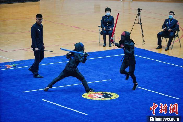全国武术兵道短兵锦标赛浙江开赛80支队伍同场竞技