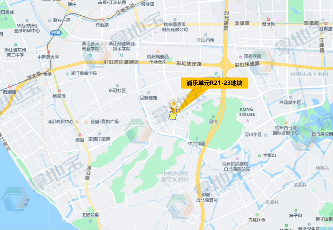 【公示】滨江浦沿地块方案公示,规划8幢住宅!_配套_杭州市_项目