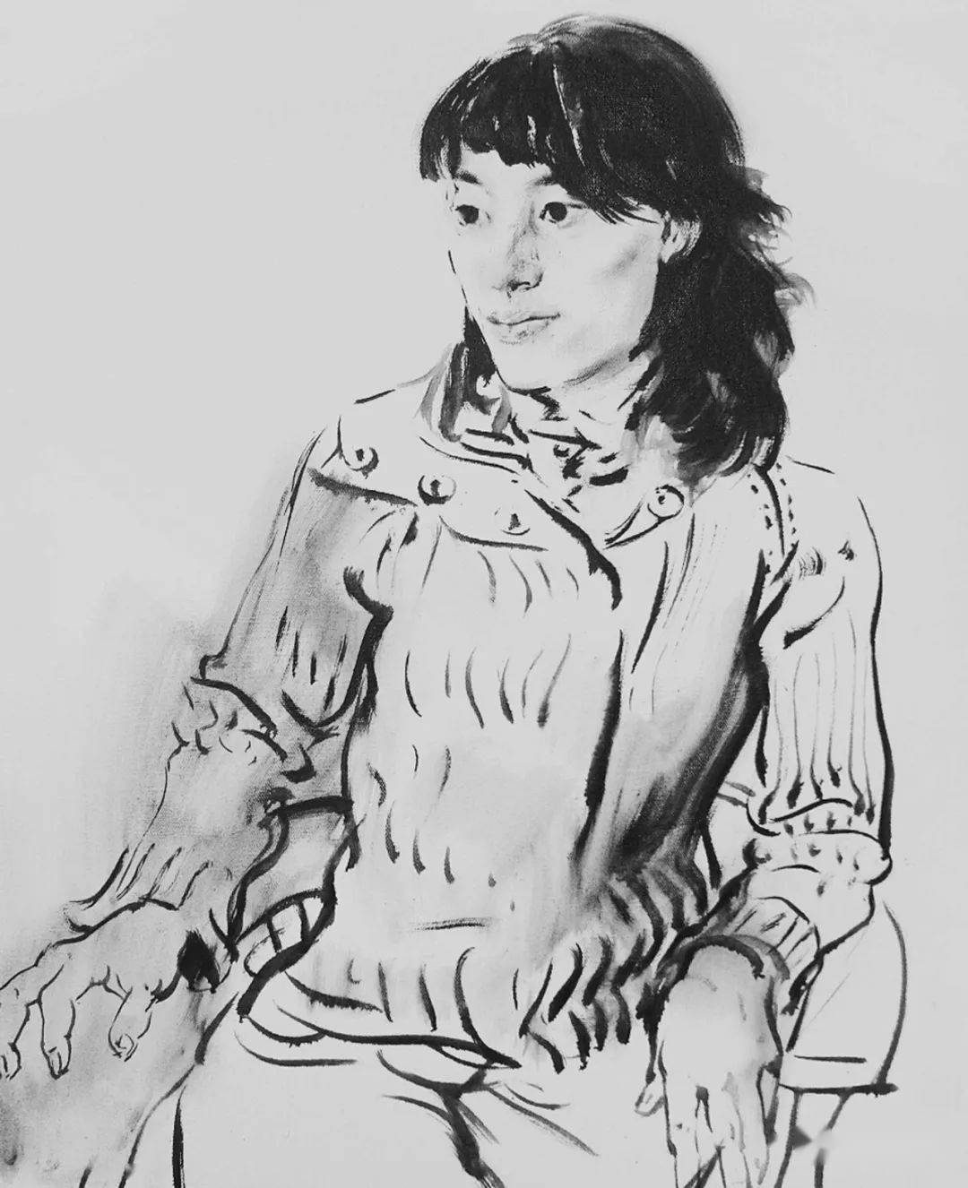 清华美院副教授忻东旺素描速写