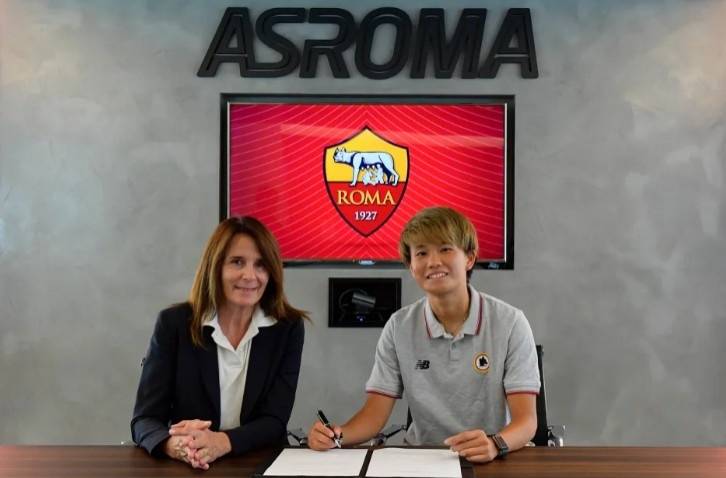 官方 罗马女足签下23岁日本国脚南萌华 双方签约2年 成功 效力 南萌