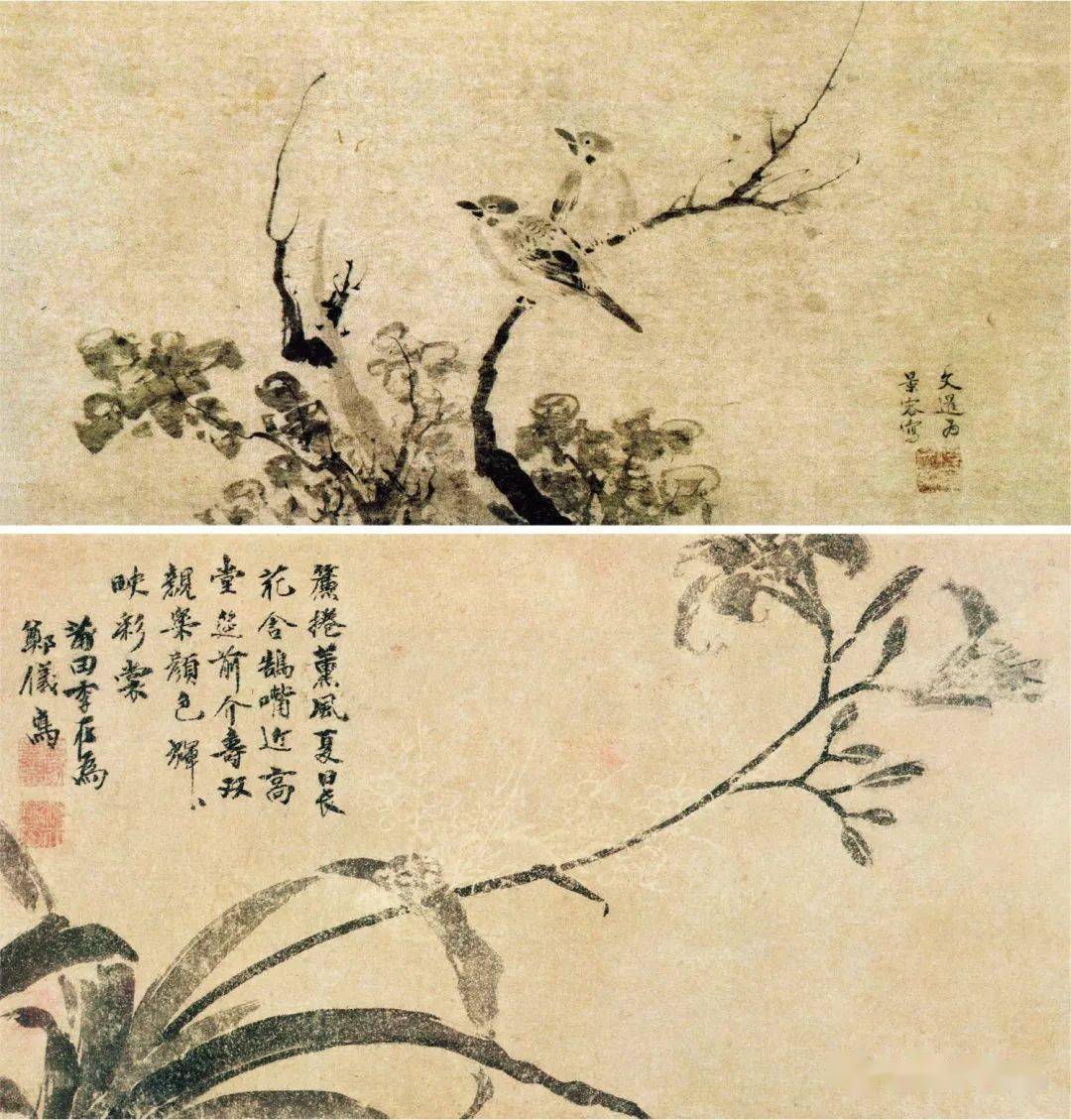 【书画世界】林良花鸟画师承及笔墨真伪辨析_绘画_水墨_作品