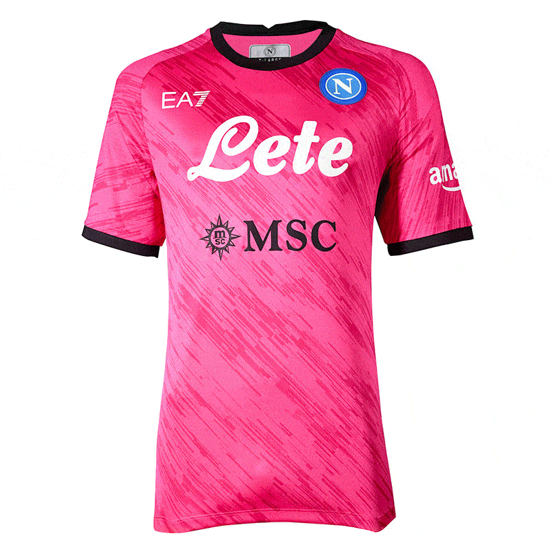 ea7发布那不勒斯2022/23赛季主客场球衣_天蓝色_衣领_白色