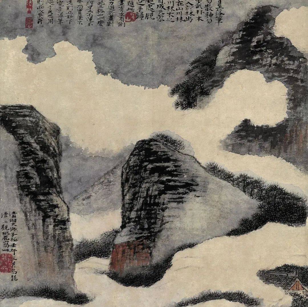 【国画教程】手把手教你画云,让国画有仙气_变化_步骤_勾云法