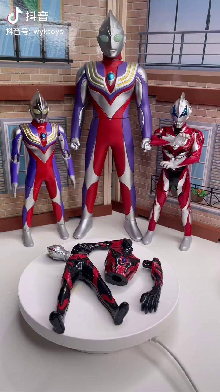 玩具视频 儿童玩具 儿童故事 奥特曼手办_奥特曼_玩具_儿童