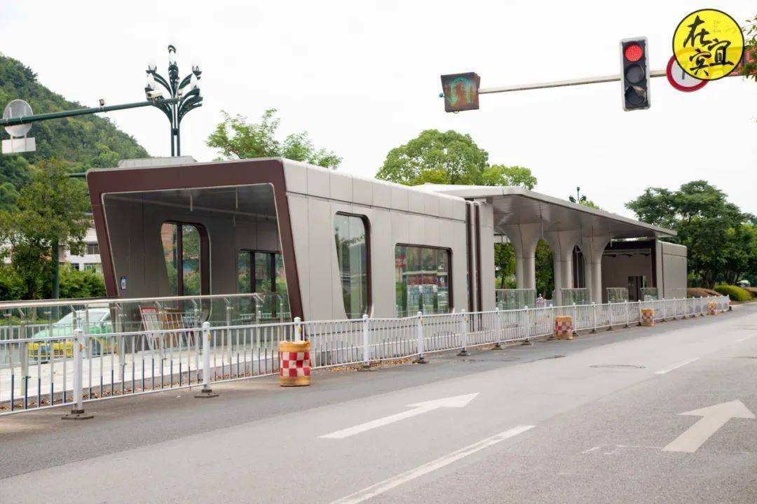 宜宾智轨2号线来了!_站房_啤酒广场_基本