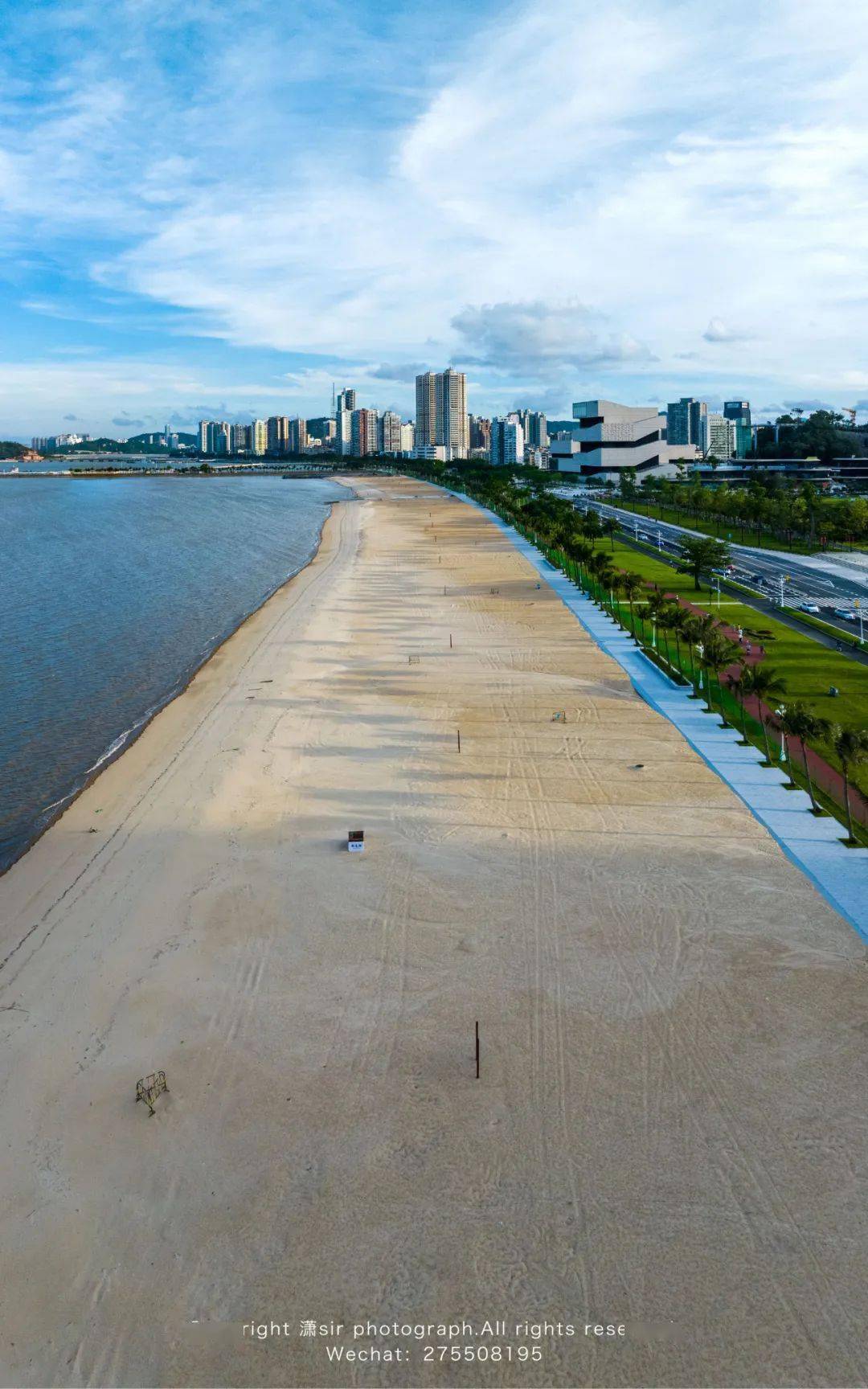 珠海新千米绝美海岸线,即将开放!位置就在._情侣路_沙滩_滨海