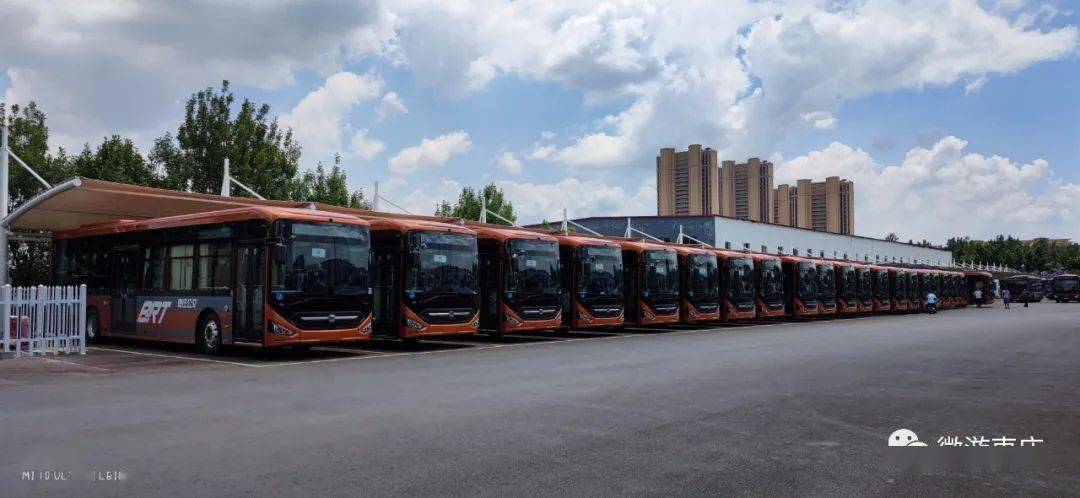 枣庄的brt终于换新车了_线路_里程_将替换