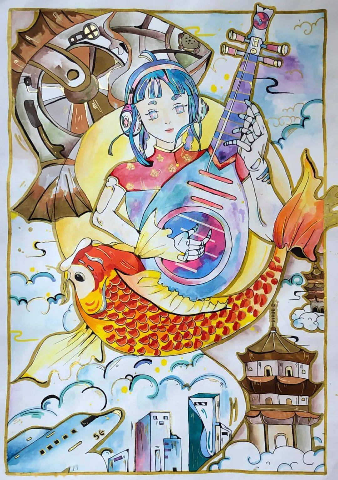 佳少儿组三等奖 黄欣悦青少年组青少年组一等奖 洪少伟青少年组一等奖