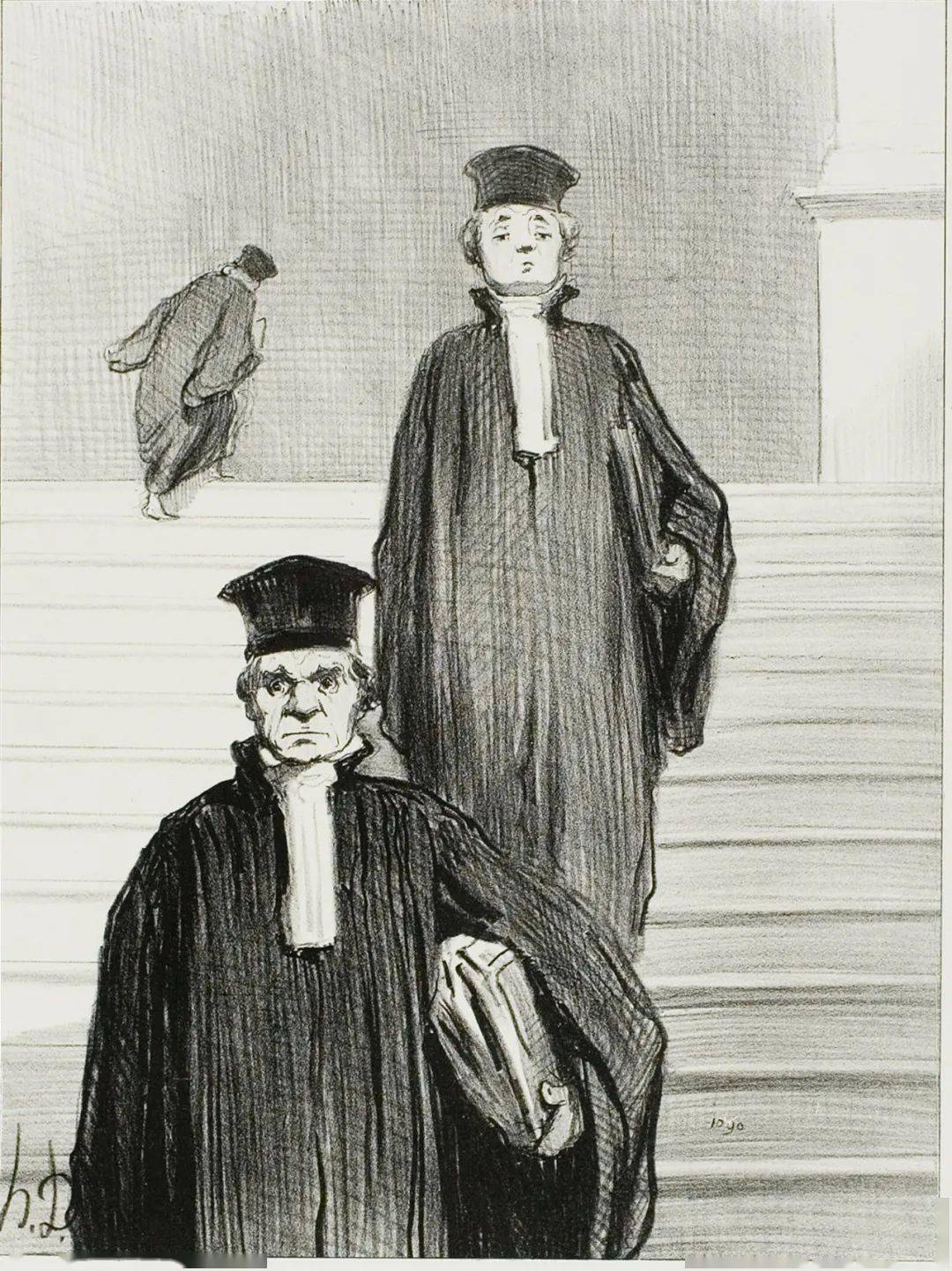 奥诺雷杜米埃的素描