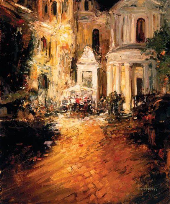 美国印象派画家斯蒂芬查尔斯肖特奇油画作品欣赏