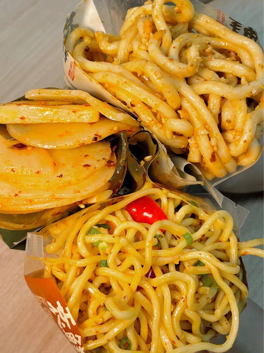 在西安用袋子吃的地道美食免煮还不用洗碗