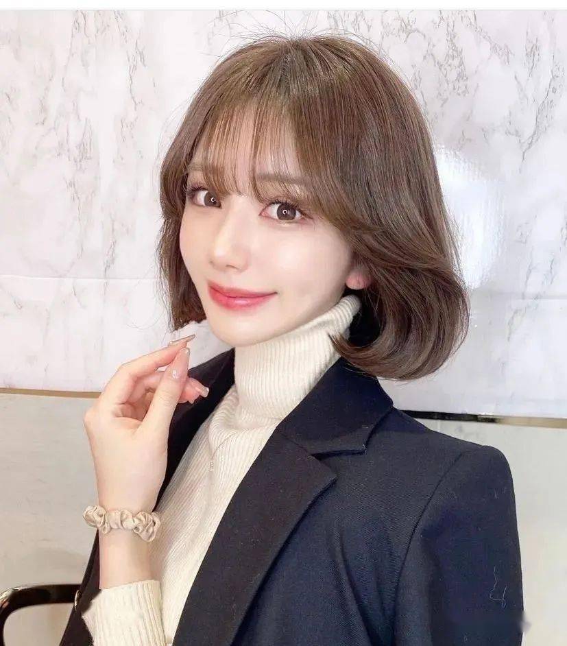 短发内扣烫烫了都好看