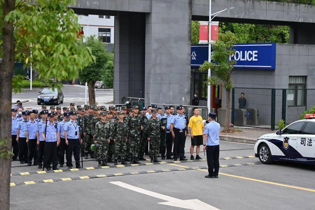 武陵监狱:"三警"联动开展应急处置演练