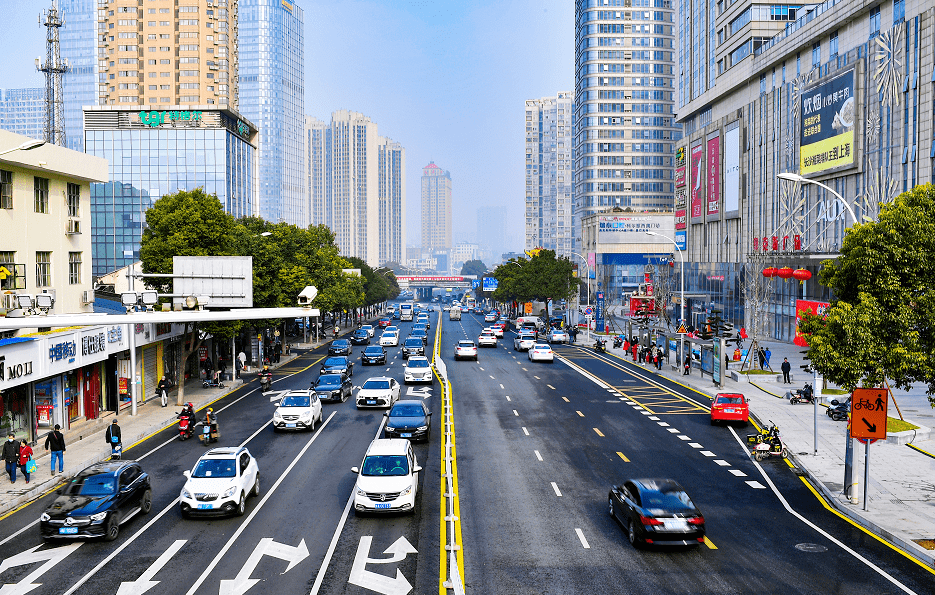 长沙马路图片