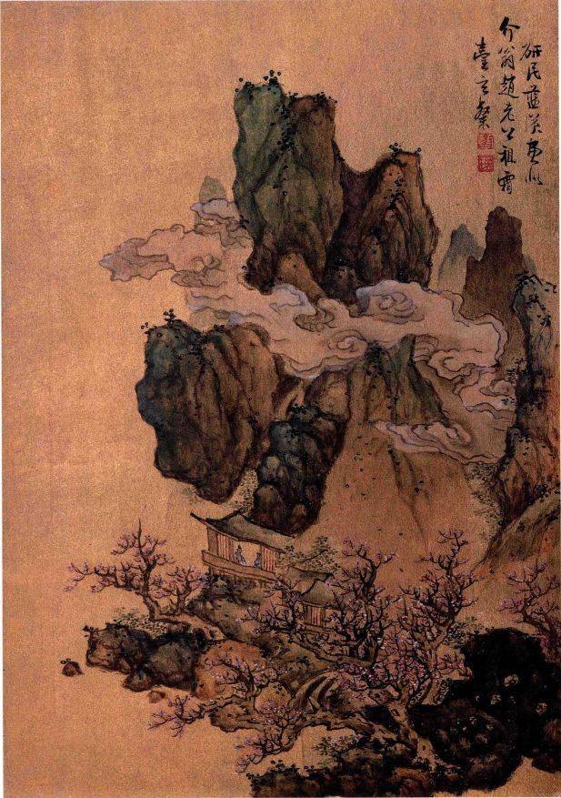 蓝瑛 绘画作品经典欣赏_名称_画法_山水
