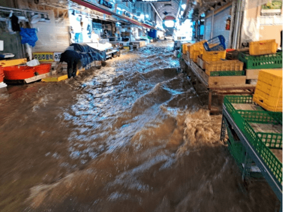韩国首都圈等地遭遇特大暴雨，韩媒：“20年不遇的大雨”