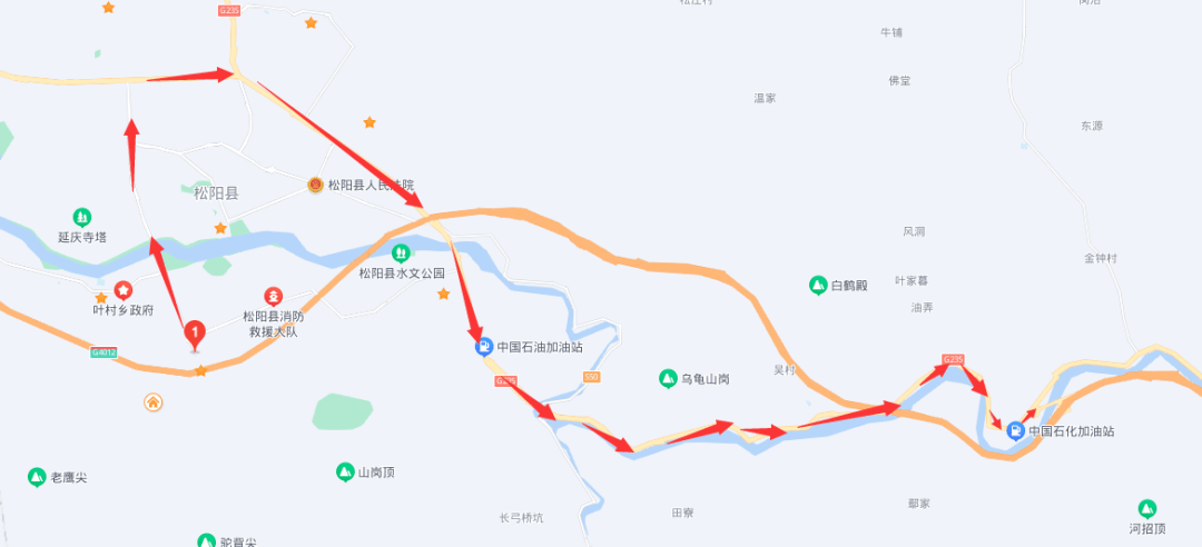 松陽→象溪繞行方案松陽收費站麗水方向主線匝道關閉麗水方向松陽分流