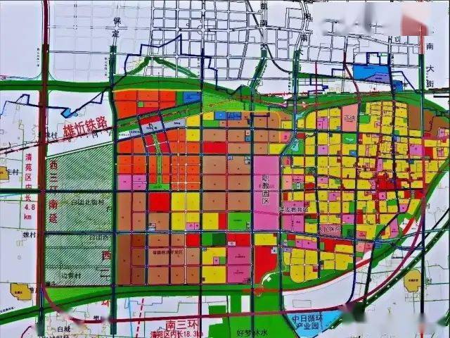 4亿,约28公里?保定南三环推荐方案建设标准为:六车道一级公路!